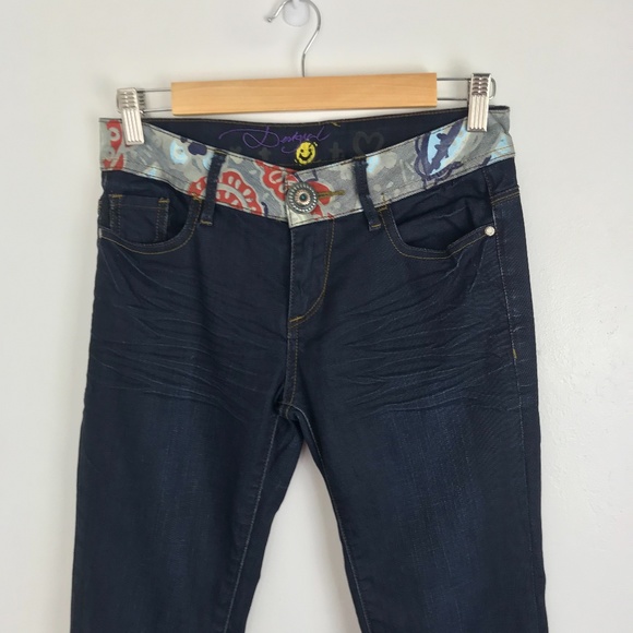 Desigual "The Fun" Slim Fit Jeans - Picture 1 of 9